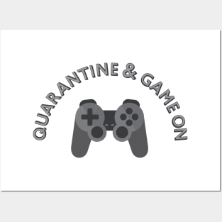 Quarantine & Game On Controller Posters and Art